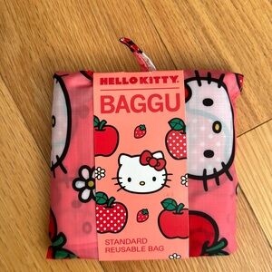 NWT BAGGU STANDARD Hello Kitty Apple 🍎 Reusable Tote Bag